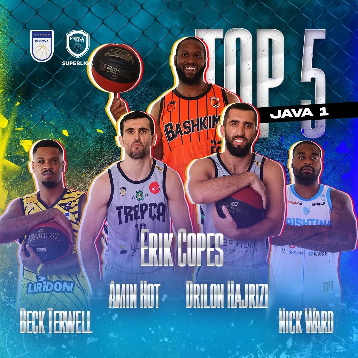 Erik Copes i Bashkimit zgjidhet MVP i javës së parë